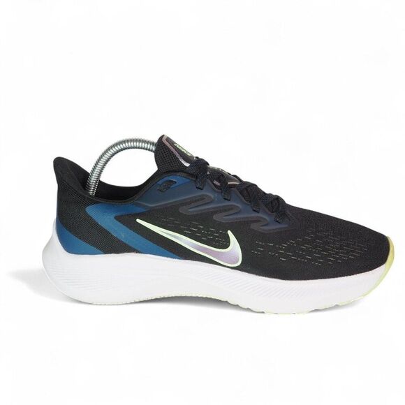 Nike Zoom Winflo 7 'Black Vapor Green' Running Shoes CJ0302-003 Women's 10 - Picture 7 of 11